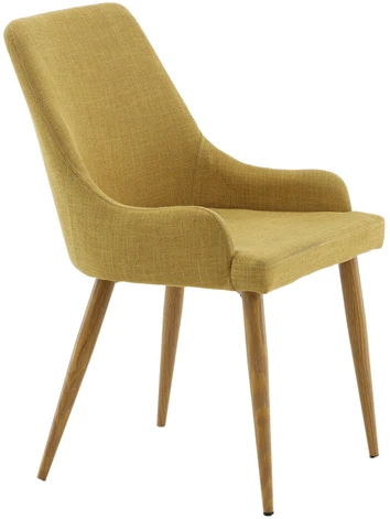 Venture Design Valgomasis kėdė, Plaza Matstol 2 vnt., 85x50 cm, Garstyčių spalvos