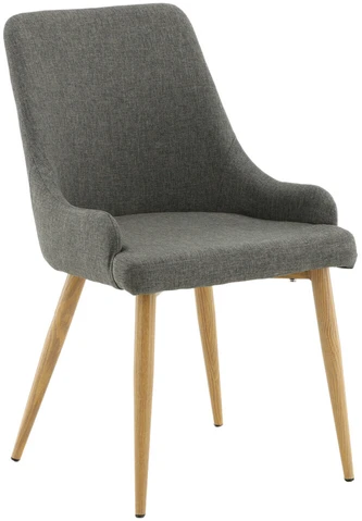 Venture Design Valgomasis kėdė, Plaza Matstol, 60.5x50x85 cm, Tamsiai pilka