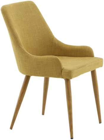 Venture Design Valgomasis kėdė, Plaza Matstol 2 vnt., 85x50 cm, Garstyčių spalvos