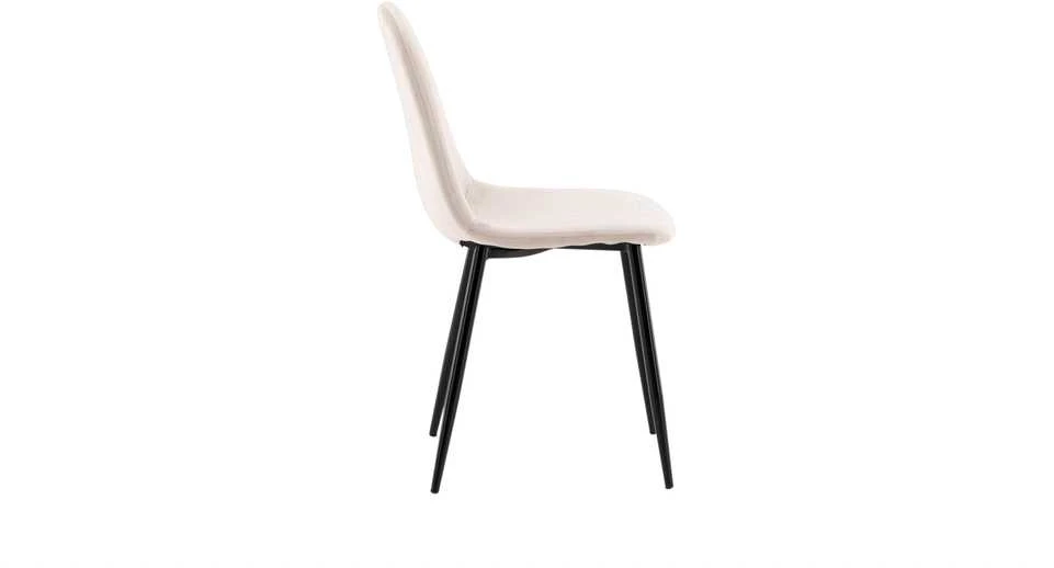 Venture Design Valgomasis kėdė, Polar, 2 vnt., 53x88x46 cm, kreminė spalva