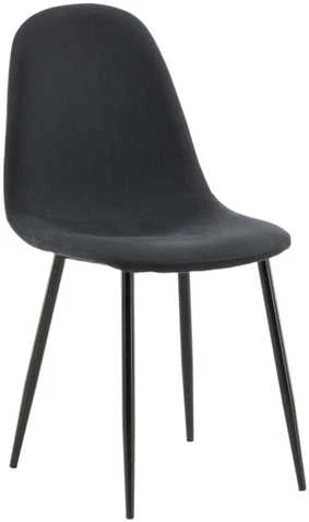 Venture Design Valgomasis kėdė, Polar 2 vnt., 53x88x46 cm, Juoda