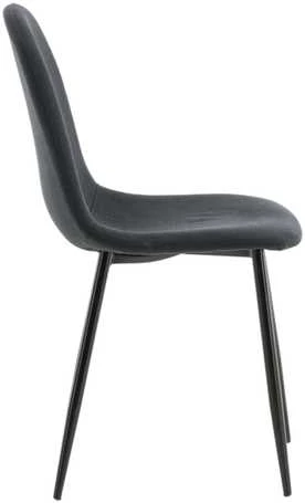 Venture Design Valgomasis kėdė, Polar 2 vnt., 53x88x46 cm, Juoda