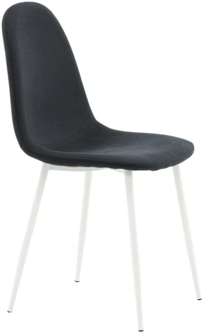 Venture Design Valgomasis kėdė, Polar 2 vnt., 53x88x46 cm, Juoda