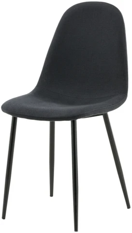 Venture Design Valgomasis kėdė, Polar 2 vnt., 53x88x46 cm, Juoda