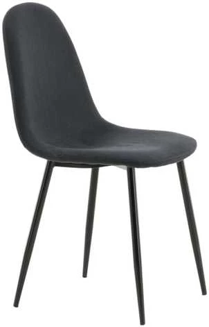 Venture Design Valgomasis kėdė, Polar 2 vnt., 53x88x46 cm, Juoda