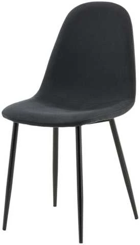 Venture Design Valgomasis kėdė, Polar 2 vnt., 53x88x46 cm, Juoda
