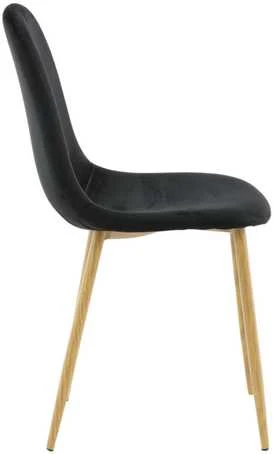 Venture Design Valgomasis kėdė, Polar, 53x88x46 cm, Juoda