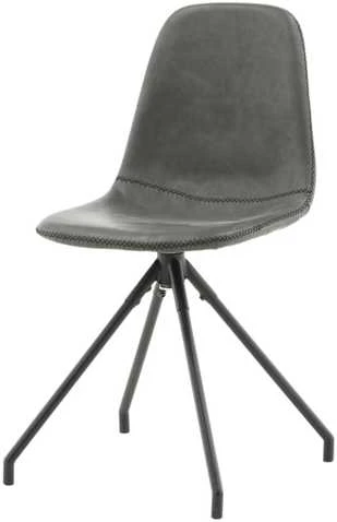 Venture Design Valgomasis kėdė, „Polar“ su sukimosi funkcija, 2 vnt., 54x44x88 cm, juoda