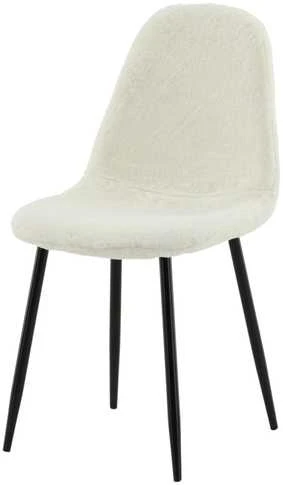 Venture Design Valgomasis kėdė, Polar Fluff, 53x88x46 cm, Balta