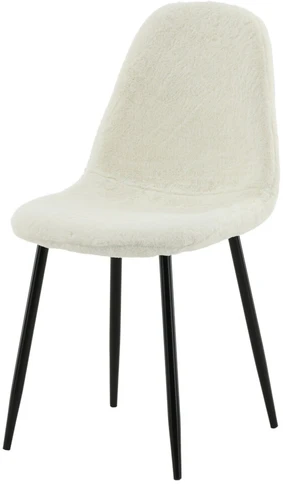 Venture Design Valgomasis kėdė, Polar Fluff, 53x88x46 cm, Balta