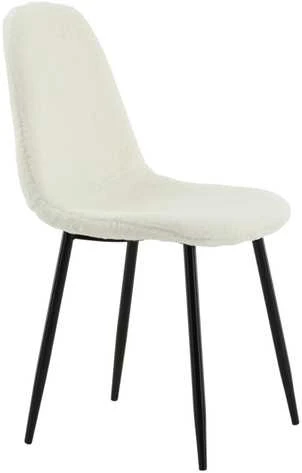 Venture Design Valgomasis kėdė, Polar Fluff, 53x88x46 cm, Balta