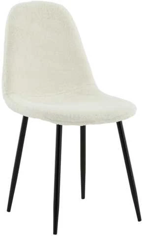 Venture Design Valgomasis kėdė, Polar Fluff, 53x88x46 cm, Balta