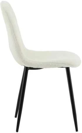 Venture Design Valgomasis kėdė, Polar Fluff, 53x88x46 cm, Balta