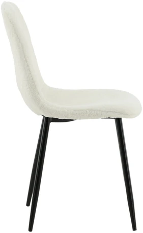 Venture Design Valgomasis kėdė, Polar Fluff, 53x88x46 cm, Balta