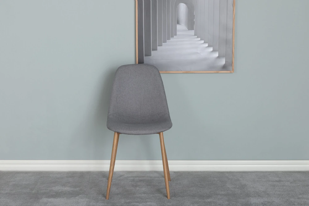 Venture Design Valgomasis kėdė, Polar Matstol 2 vnt., 53x88x46 cm, Pilka