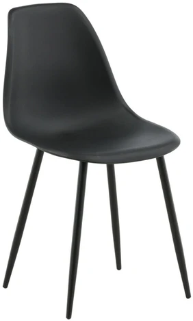 Venture Design Valgomasis kėdė, poliesteris, 58x45.5x81 cm, juoda