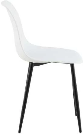 Venture Design Valgomasis kėdė, poliesteris, 58x45.5x81 cm, balta