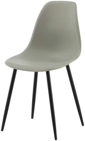 Venture Design Valgomasis kėdė, poliesteris, 58x45.5x81 cm, pilka