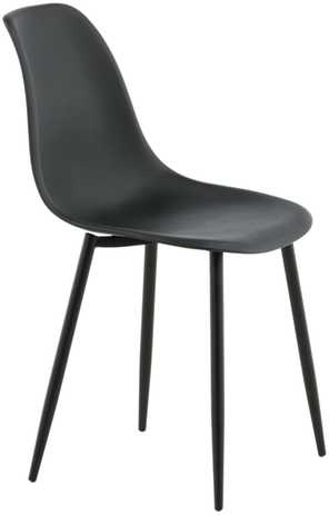 Venture Design Valgomasis kėdė, poliesteris, 58x45.5x81 cm, juoda