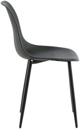 Venture Design Valgomasis kėdė, poliesteris, 58x45.5x81 cm, juoda