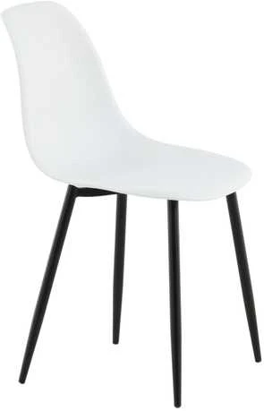 Venture Design Valgomasis kėdė, poliesteris, 58x45.5x81 cm, balta