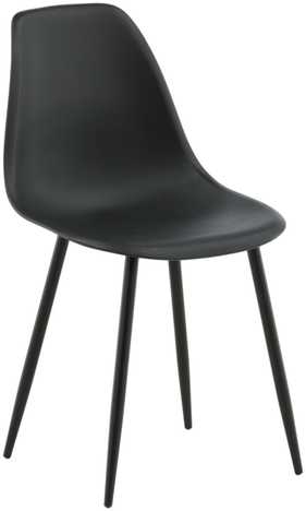 Venture Design Valgomasis kėdė, poliesteris, 58x45.5x81 cm, juoda