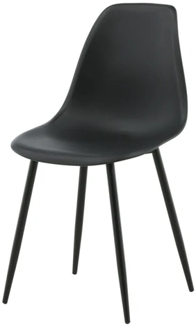 Venture Design Valgomasis kėdė, poliesteris, 58x45.5x81 cm, juoda