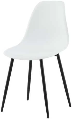 Venture Design Valgomasis kėdė, poliesteris, 58x45.5x81 cm, balta
