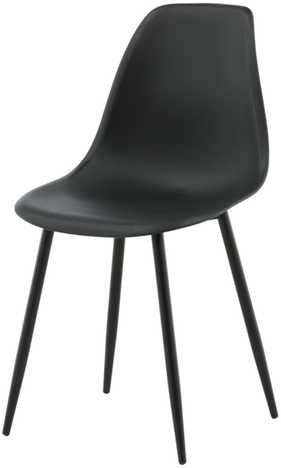 Venture Design Valgomasis kėdė, poliesteris, 58x45.5x81 cm, juoda