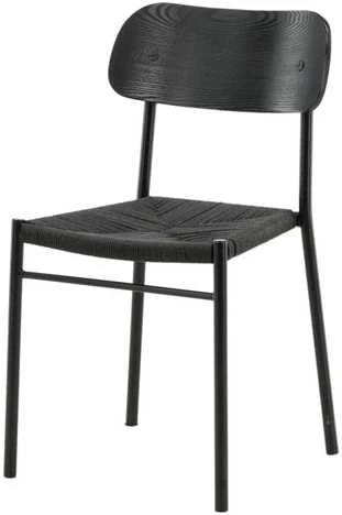 Venture Design Valgomasis kėdė, Polly, 52x45x81 cm, Juoda