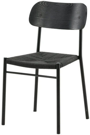 Venture Design Valgomasis kėdė, Polly, 52x45x81 cm, Juoda