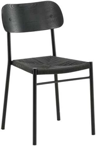 Venture Design Valgomasis kėdė, Polly, 52x45x81 cm, Juoda