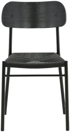 Venture Design Valgomasis kėdė, Polly, 52x45x81 cm, Juoda