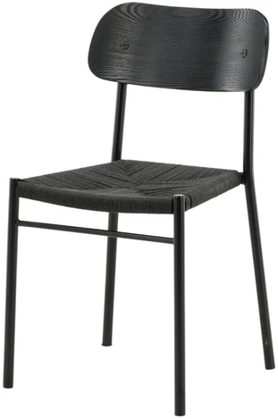 Venture Design Valgomasis kėdė, Polly, 52x45x81 cm, Juoda