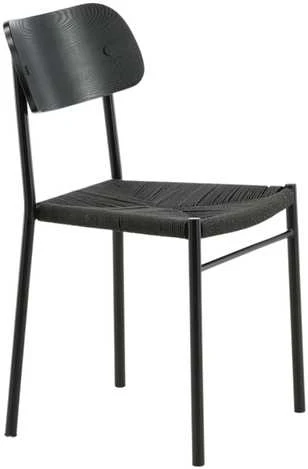 Venture Design Valgomasis kėdė, Polly, 52x45x81 cm, Juoda