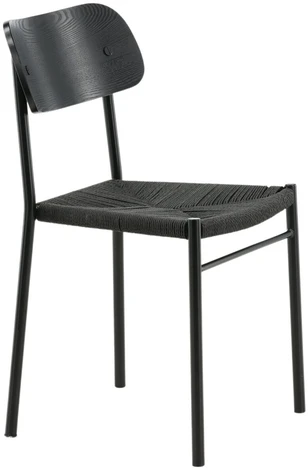 Venture Design Valgomasis kėdė, Polly, 52x45x81 cm, Juoda