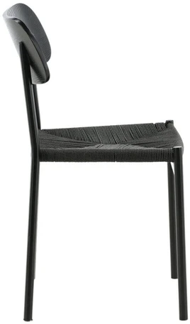 Venture Design Valgomasis kėdė, Polly, 52x45x81 cm, Juoda
