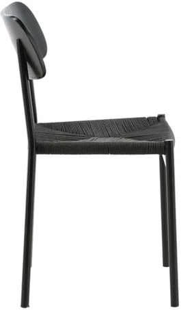 Venture Design Valgomasis kėdė, Polly, 52x45x81 cm, Juoda