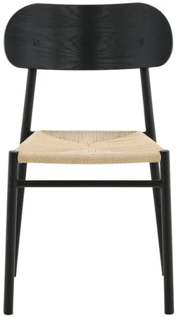 Venture Design Valgomasis kėdė, Polly plienas, 2 vnt., 53x45x81 cm, Juoda