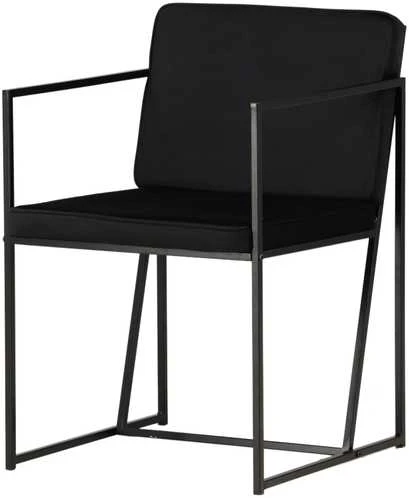 Venture Design Valgomasis kėdė, Richmond, 2 vnt., 55x52x82 cm, Juoda