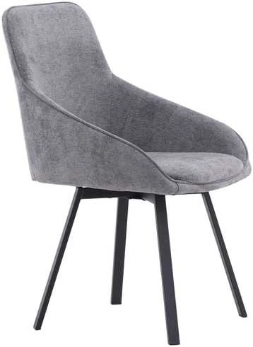 Venture Design Valgomasis kėdė, Rosie 2 vnt., 60x55x88 cm, Pilka