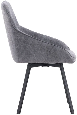Venture Design Valgomasis kėdė, Rosie 2 vnt., 60x55x88 cm, Pilka