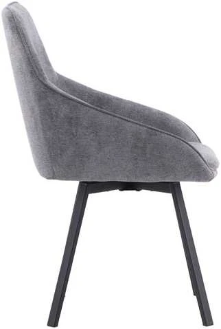 Venture Design Valgomasis kėdė, Rosie 2 vnt., 60x55x88 cm, Pilka