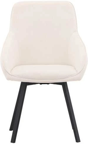 Venture Design Valgomasis kėdė, Rosie 2 vnt., 60x55x88 cm, kreminė spalva