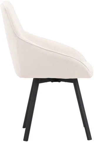 Venture Design Valgomasis kėdė, Rosie 2 vnt., 60x55x88 cm, kreminė spalva