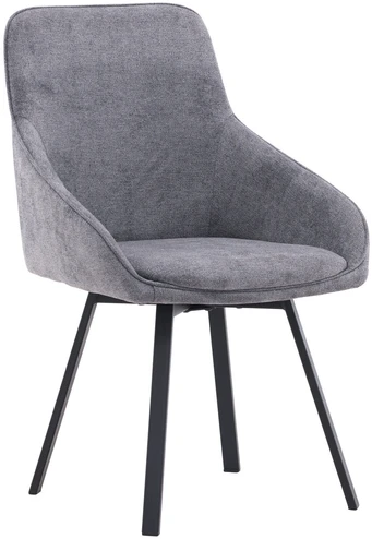 Venture Design Valgomasis kėdė, Rosie 2 vnt., 60x55x88 cm, Pilka