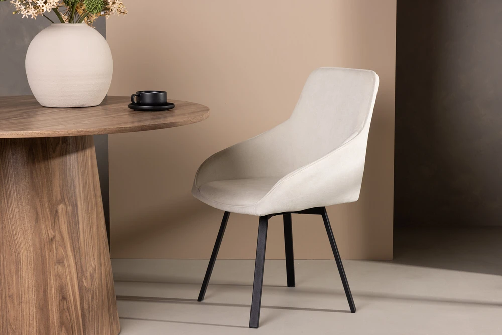 Venture Design Valgomasis kėdė, Rosie 2 vnt., 60x55x88 cm, Bėžinės spalva