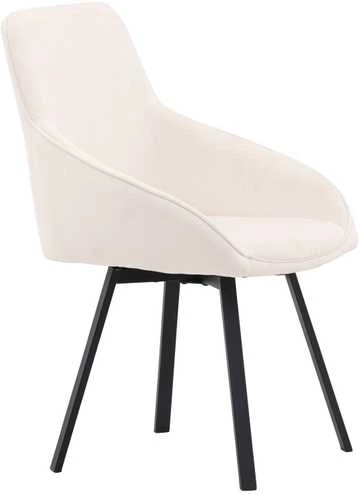 Venture Design Valgomasis kėdė, Rosie 2 vnt., 60x55x88 cm, kreminė spalva