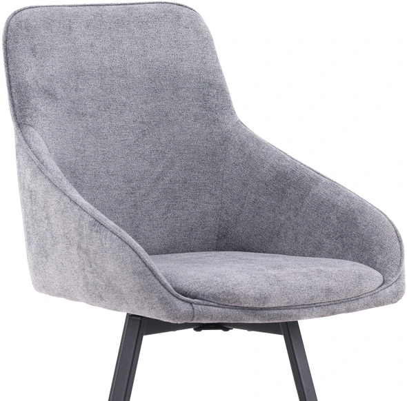 Venture Design Valgomasis kėdė, Rosie 2 vnt., 60x55x88 cm, Pilka