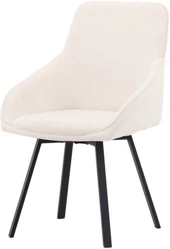 Venture Design Valgomasis kėdė, Rosie 2 vnt., 60x55x88 cm, kreminė spalva